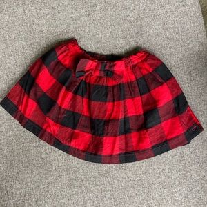 Carters Buffalo plaid 3t skirt excellent